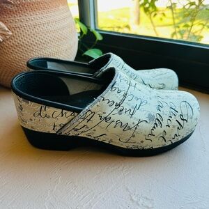 DANSKO French Paris France Clogs Mules Nurse Comfort Shoes Size 39/US8.5-9